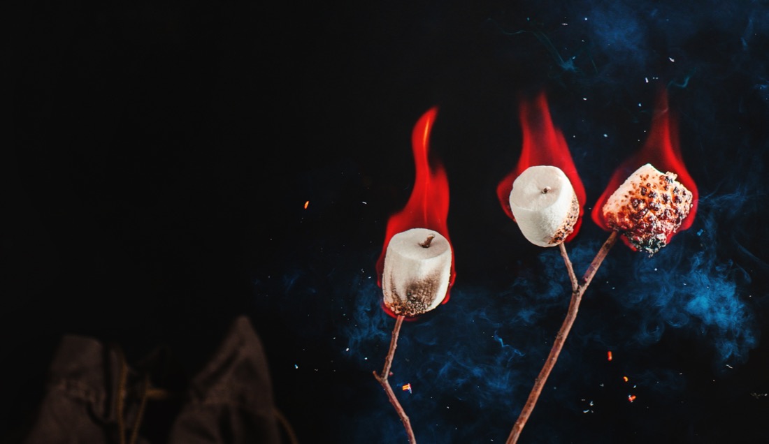  how photograph roasting marshmallows 