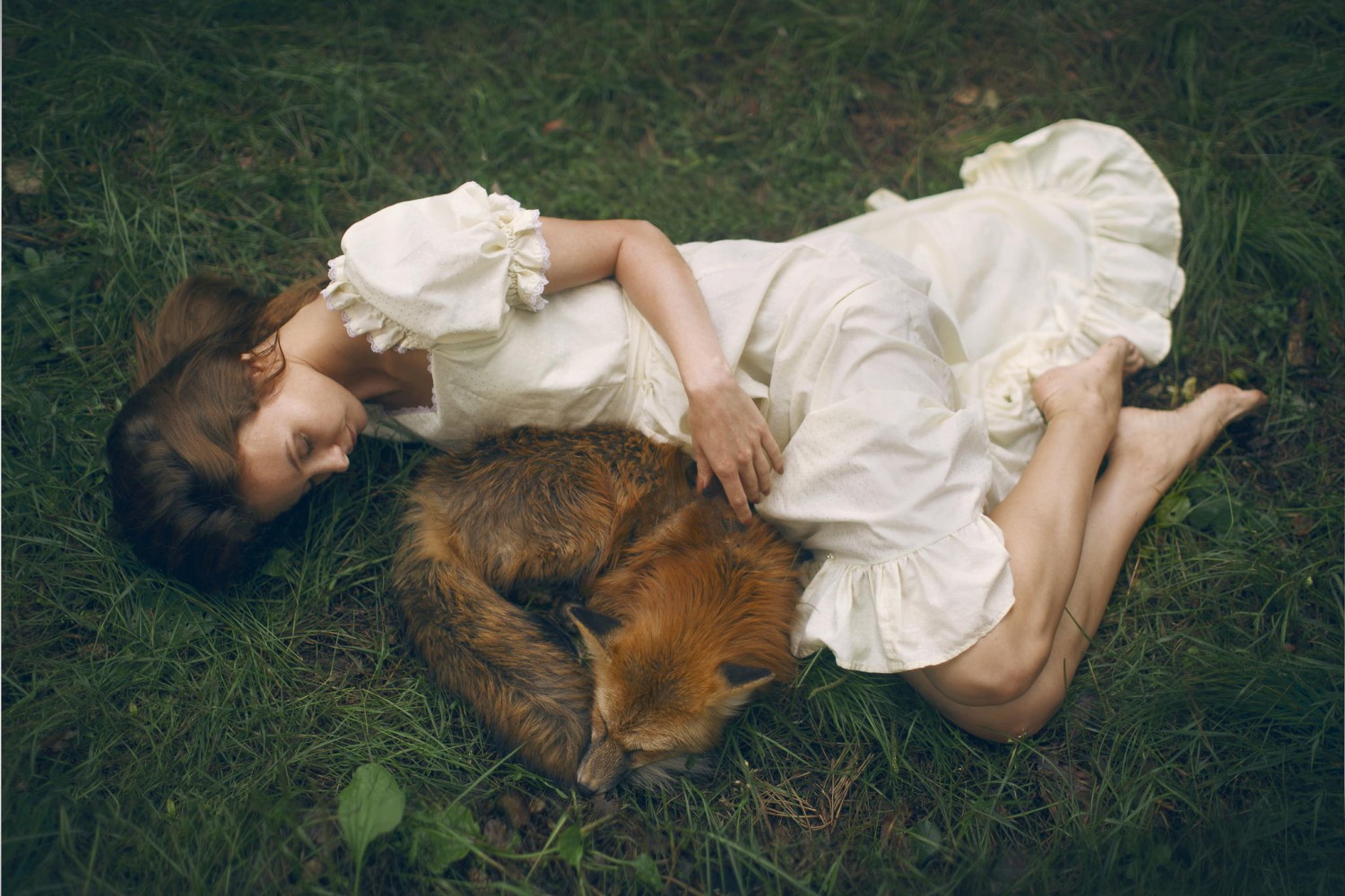 Meet The Photographer Who Uses Real Animals In Her Dreamy Portraits