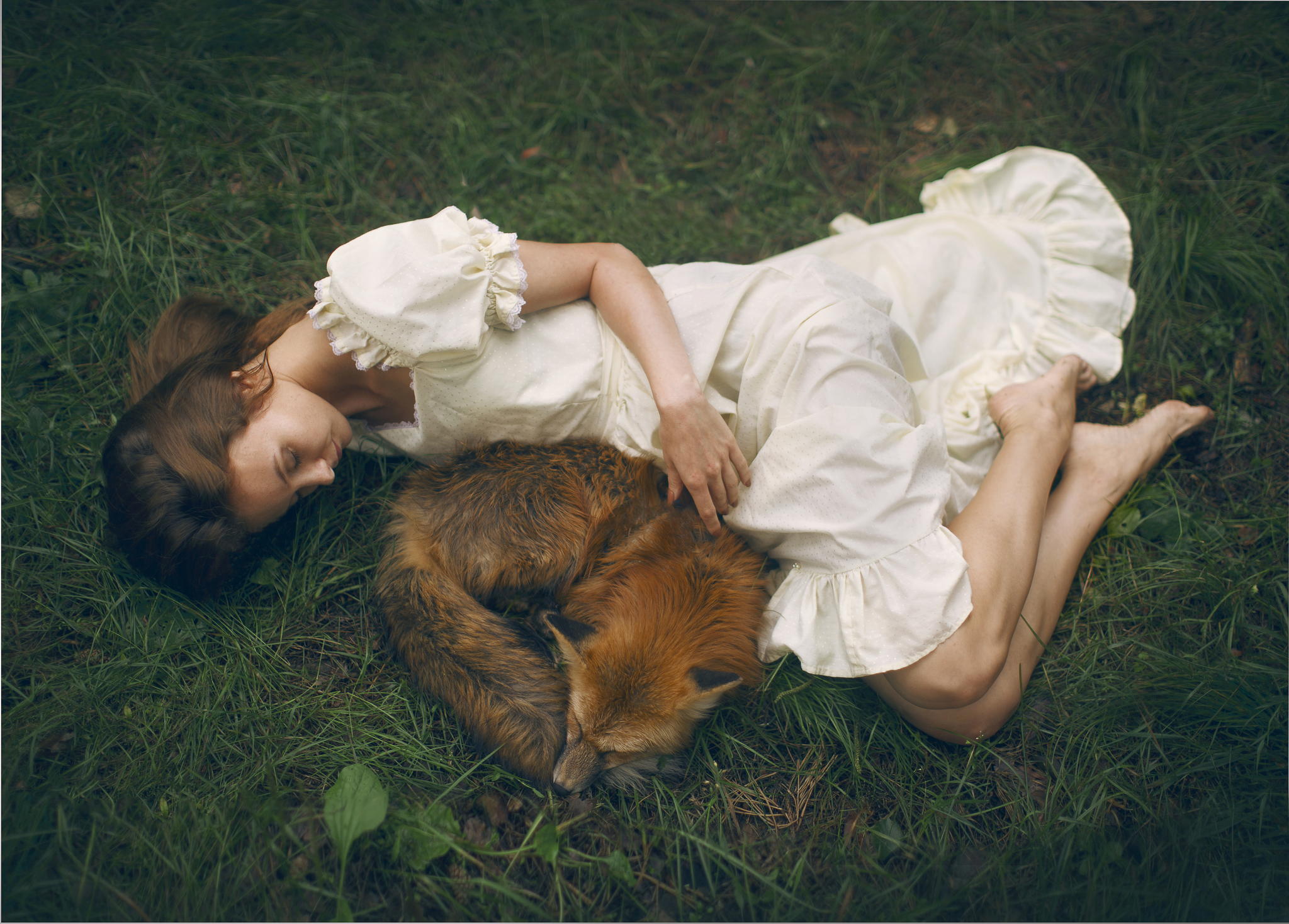 Meet The Photographer Who Uses Real Animals In Her Dreamy Portraits