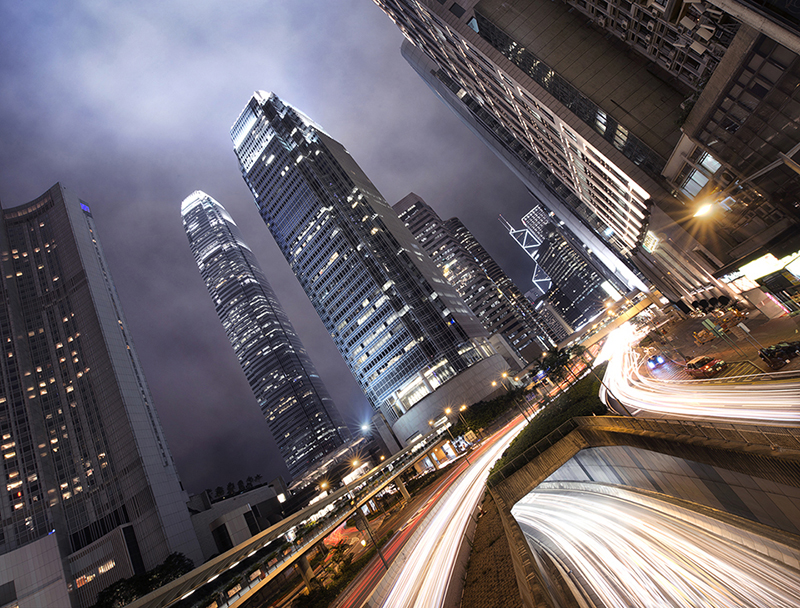 cityscape - Hong Kong Light Trails done