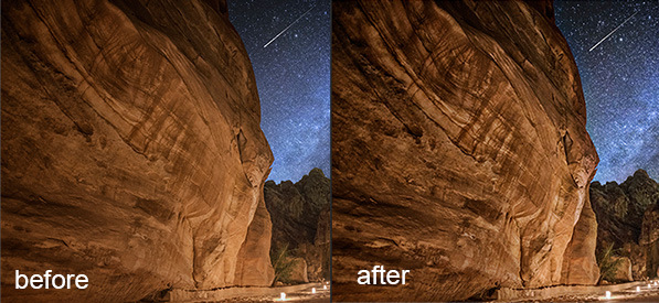 Post processing -before-after-detail-enhancer