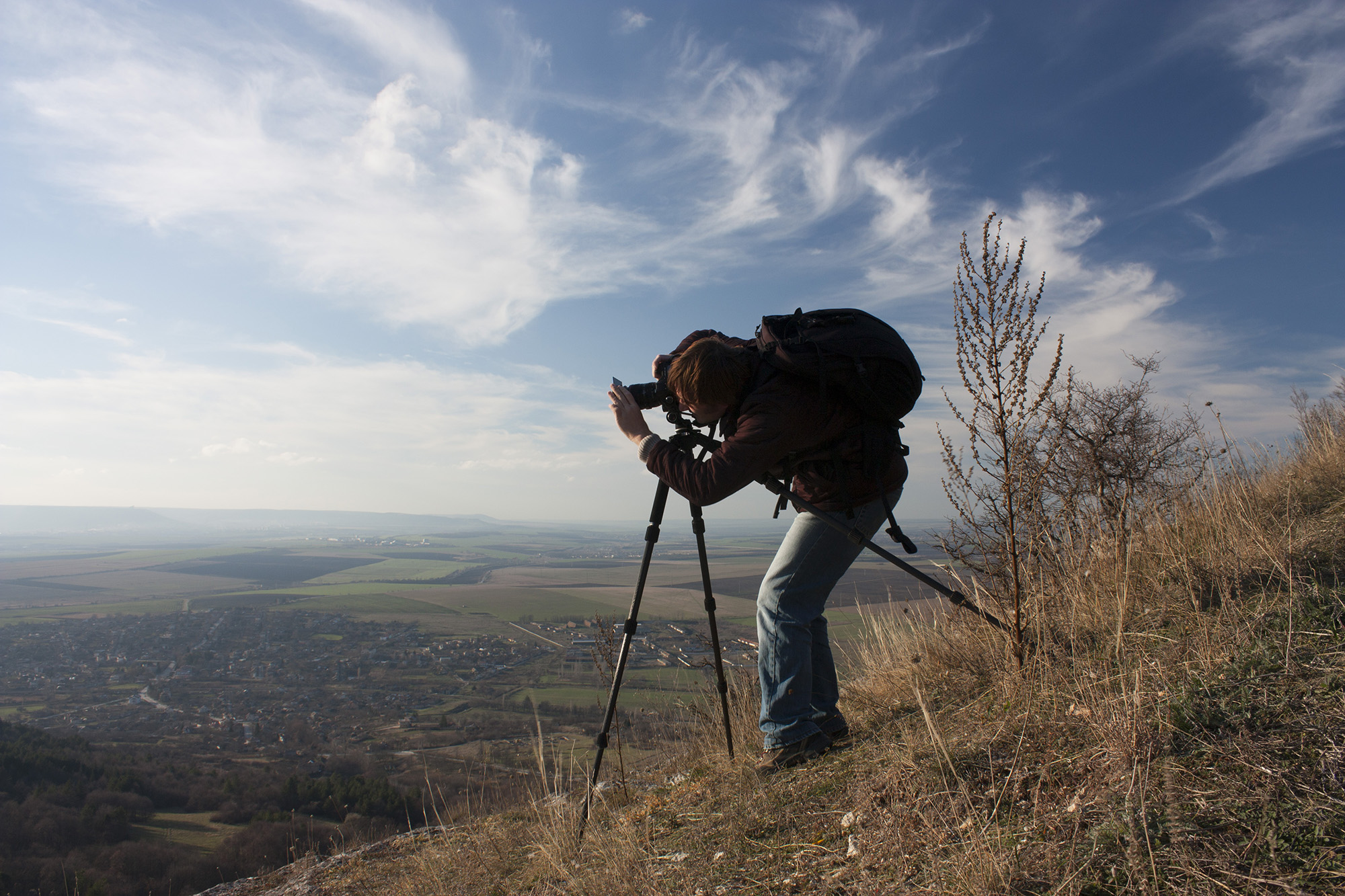 Evgeni Dinev at work