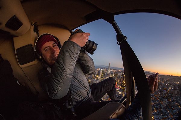 Michael Shainblum at work