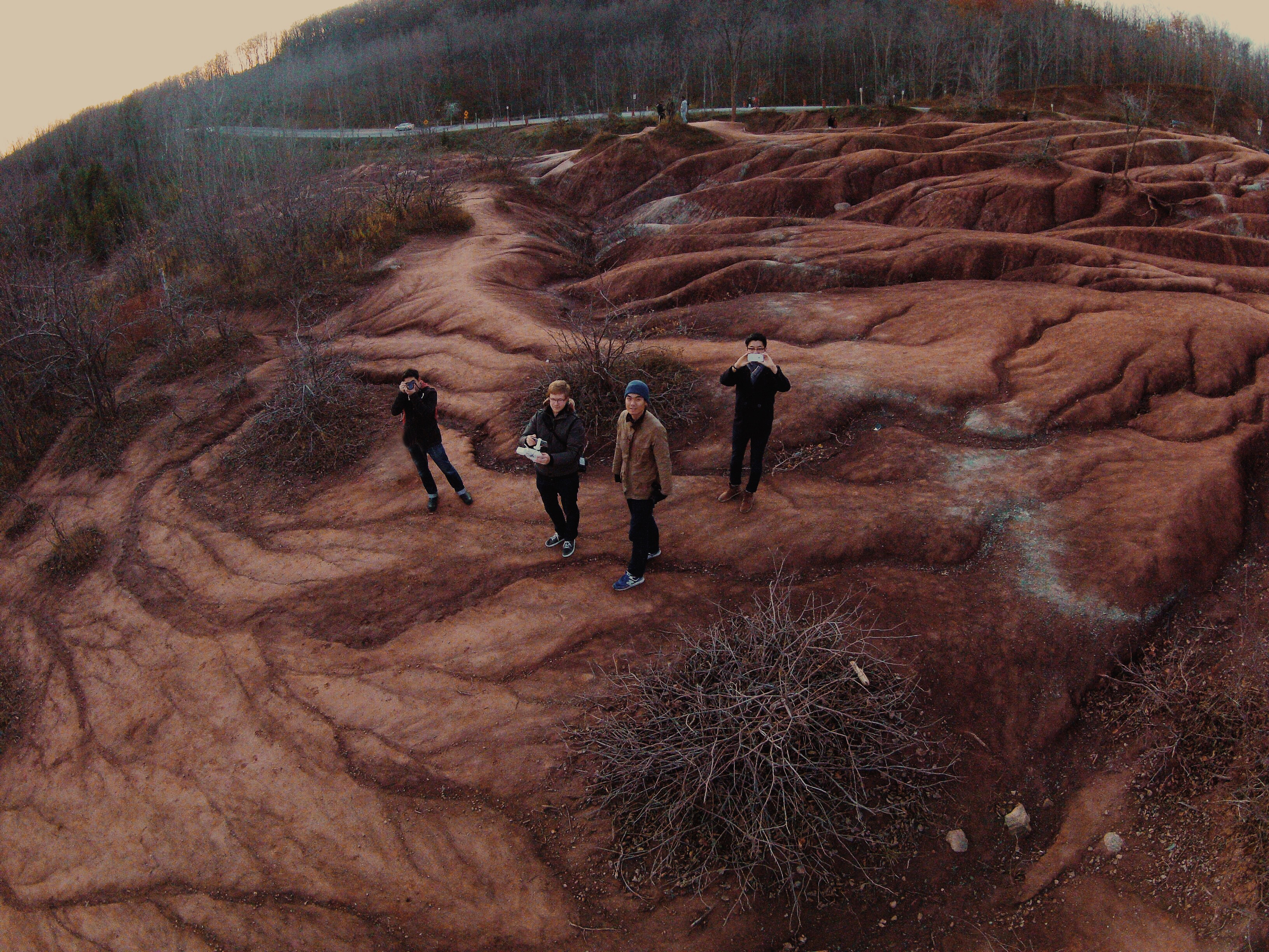 500px team, photographed by a camera drone