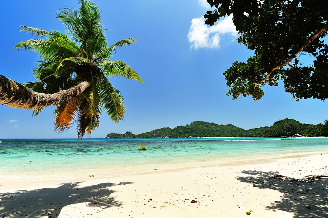 Baie Lazare, Beach on Island Mahé, Seychelles