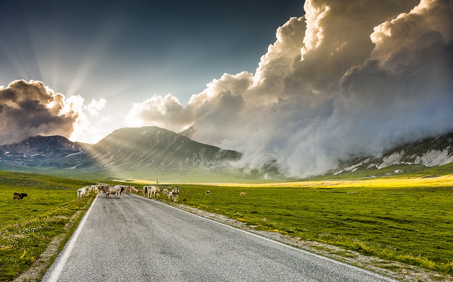 Campo Imperatore, Abruzzo, Italy