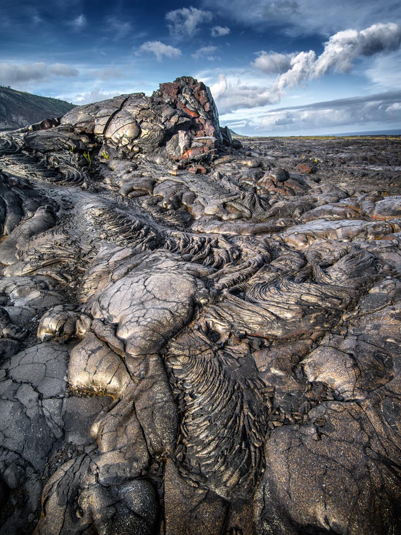 Lava field in the Big Island of Hawaii, Volcanoes National Park