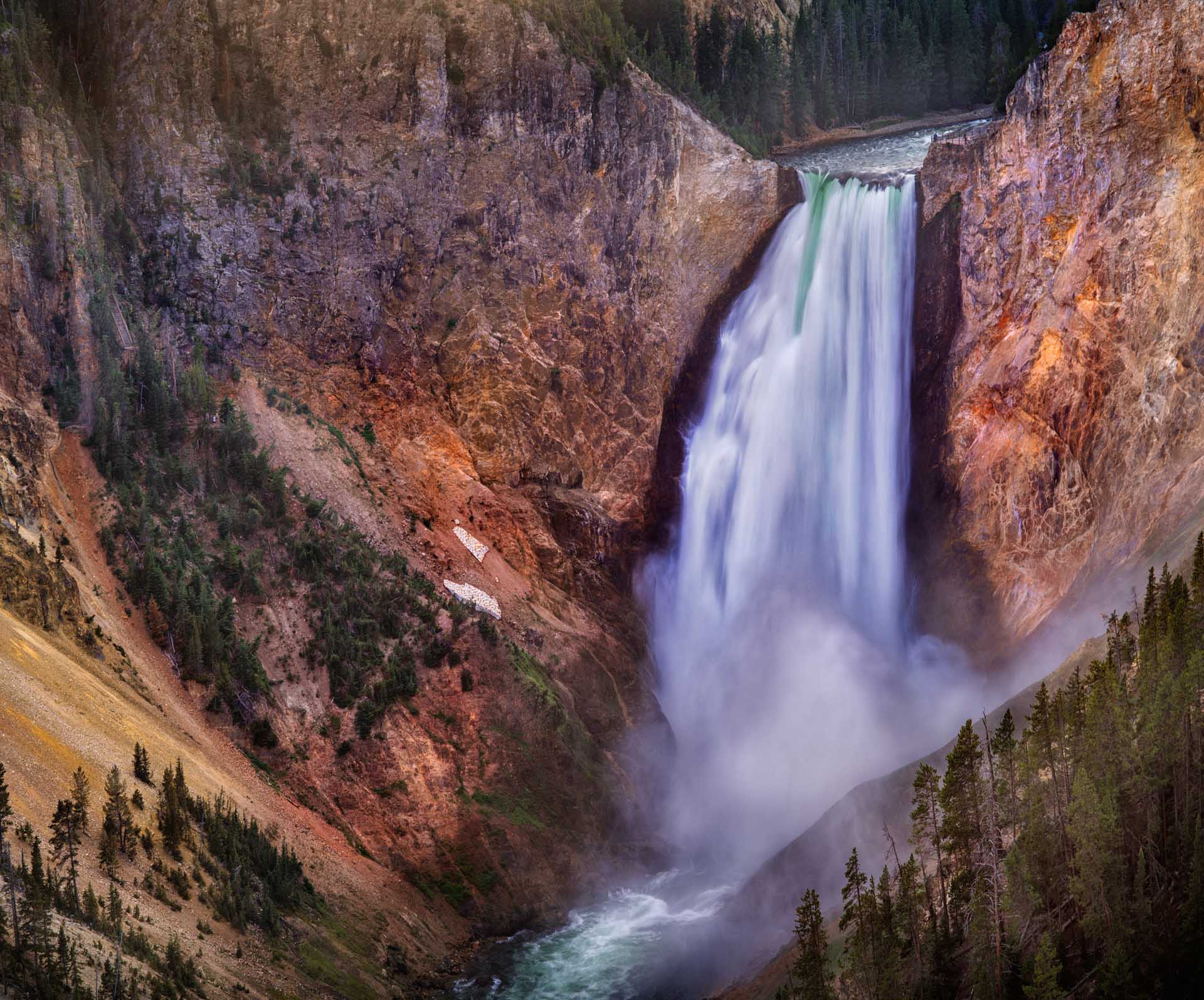 Lower falls view, Grand Canyon, Yellowstone National Park