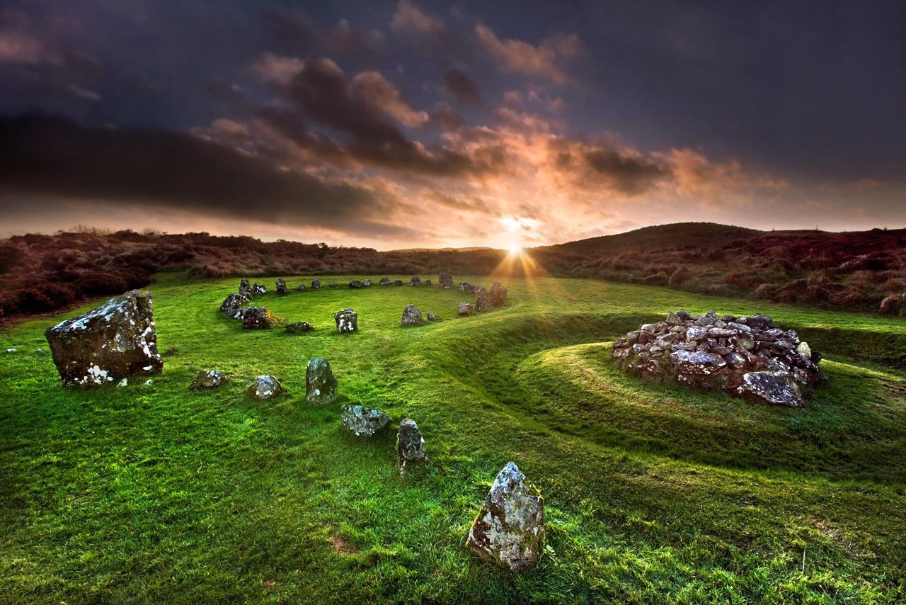 st patricks day with ireland landscapes