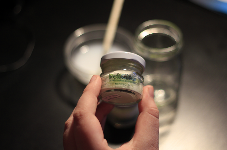 DIY Glow in the Dark Mason Jars - Sprinkled and Painted at KA Styles.co