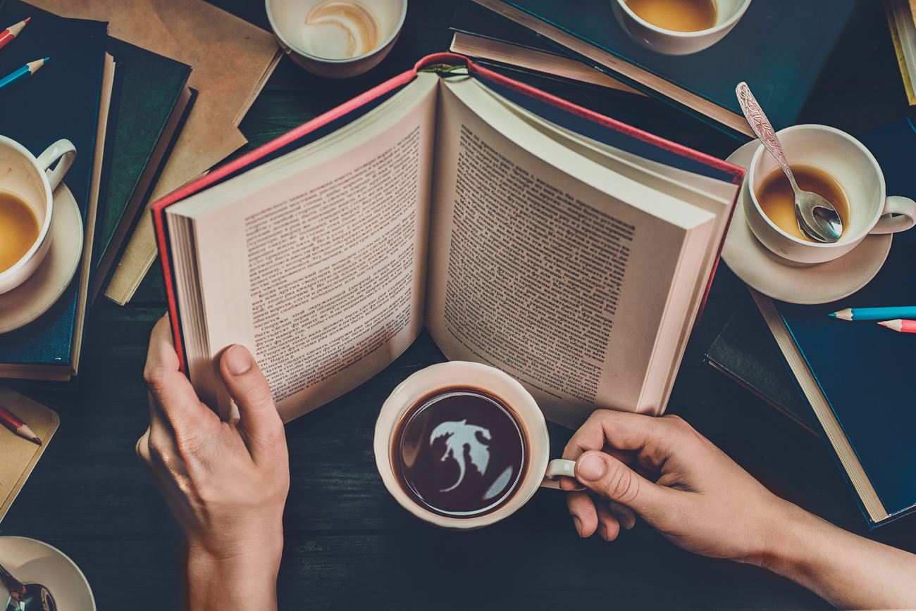 Book And Coffee Photography