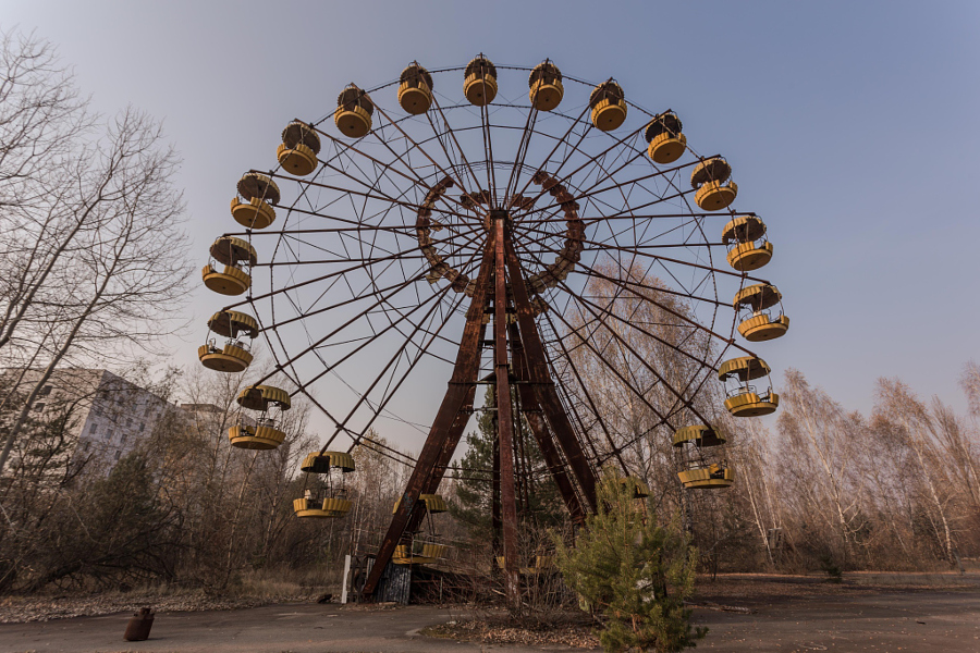 Припять колесо обозрения фото