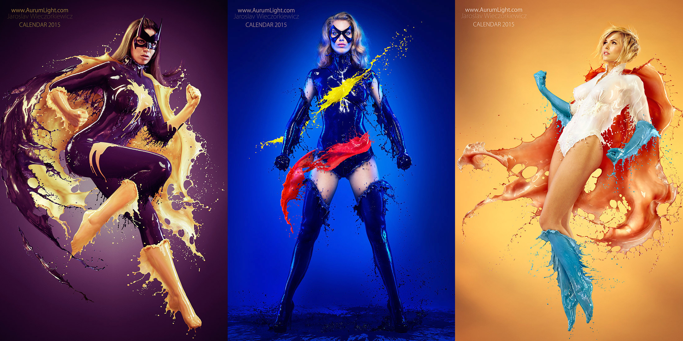 Photos of 'Splash Heroes' Who Wear Costumes Made of Milk... and Nothing Else (NSFW)
