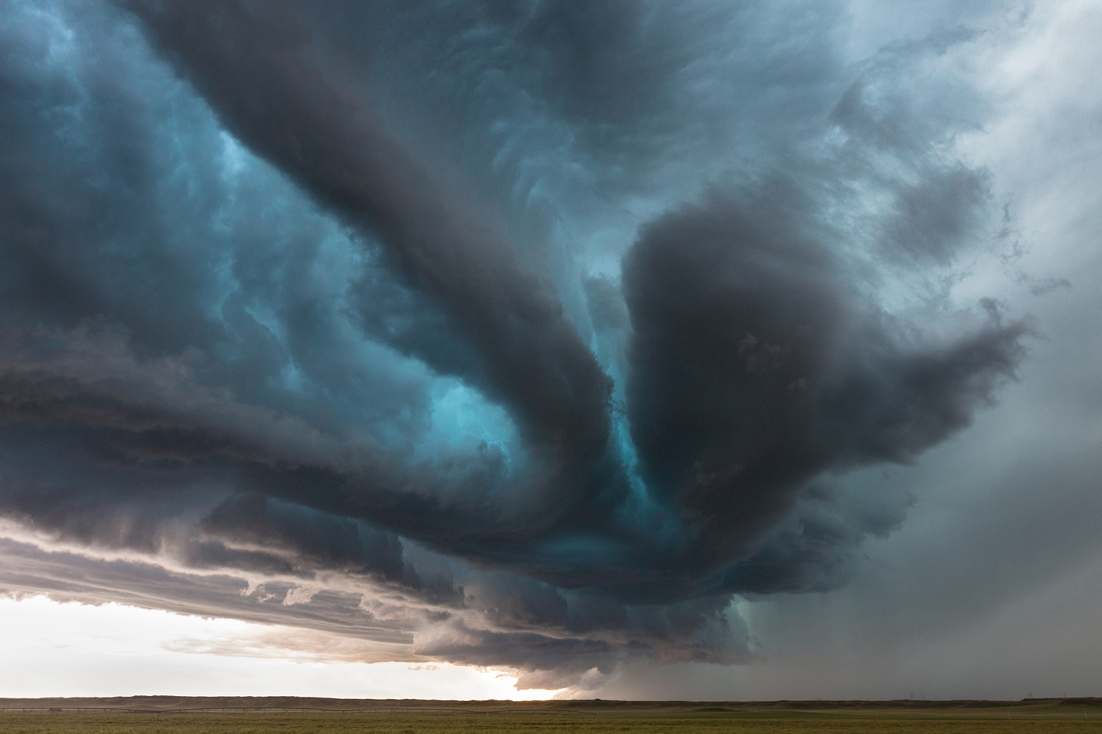 Why is This Storm Glowing Blue? Hint: It's Not Photoshop