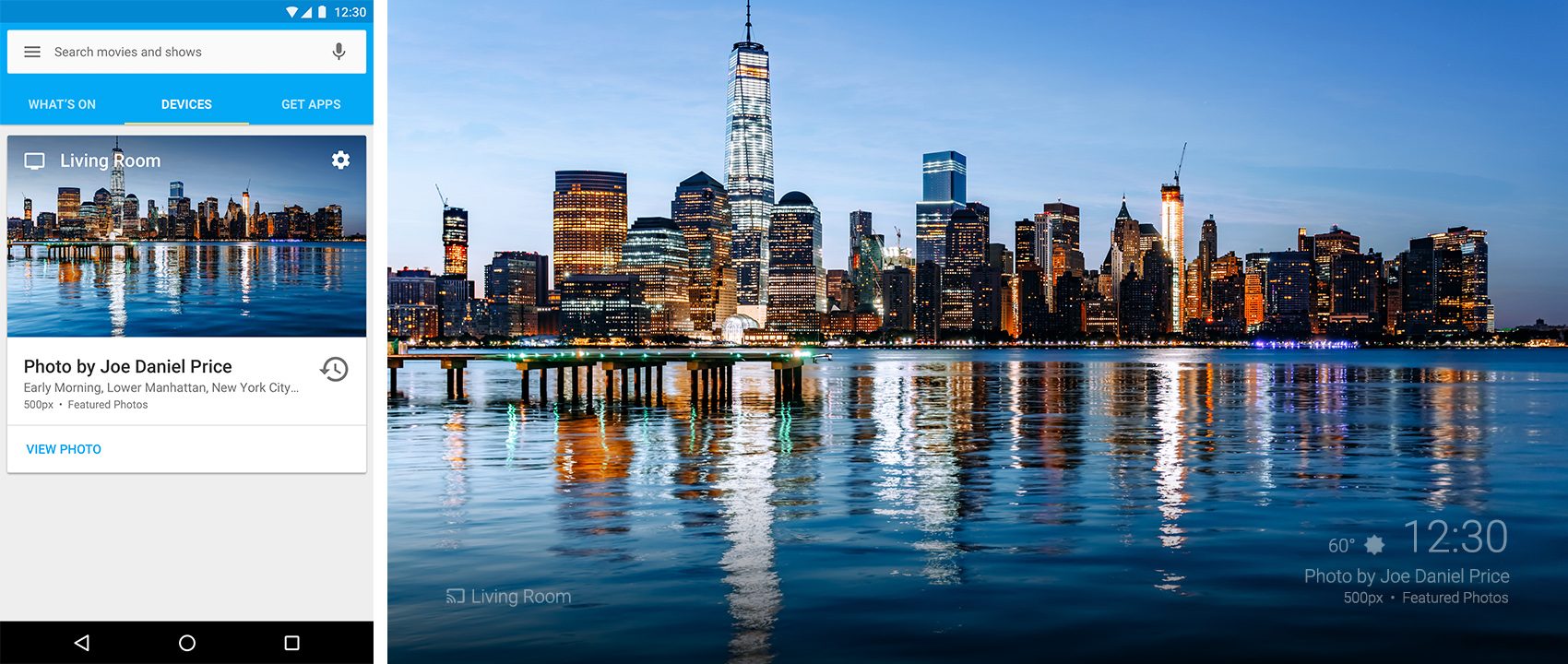 Bringing 500px Into Millions of with Google Chromecast Backdrop Integration -