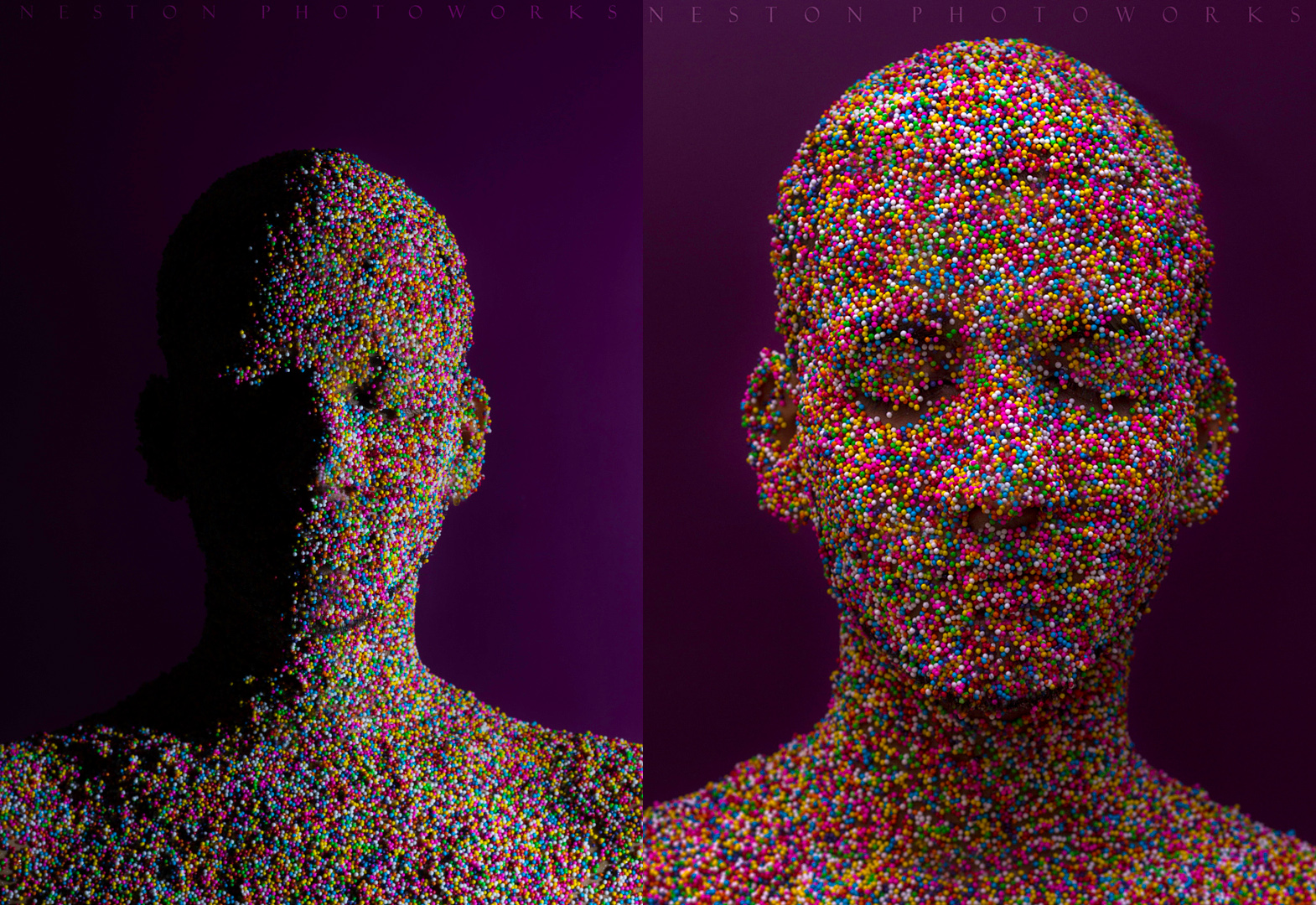 Crazy Portrait Idea: Cover Your Subject in... Sprinkles?
