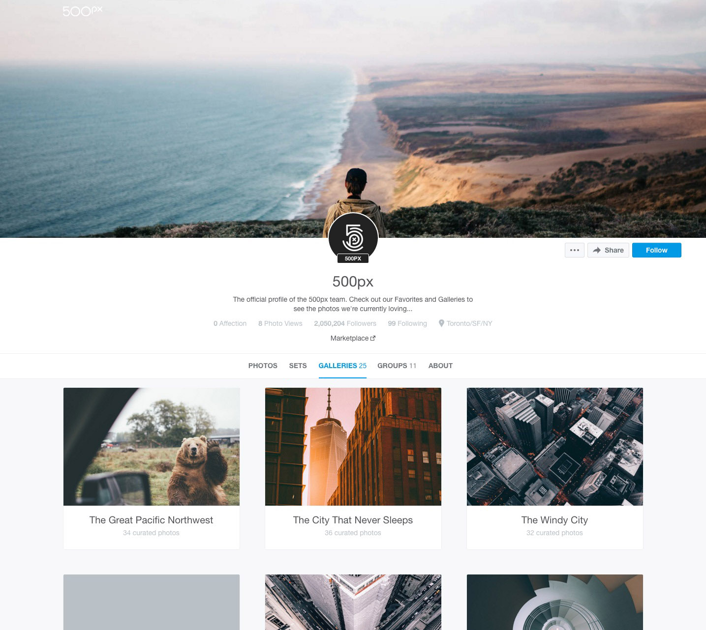 Galleries An Exciting New Way To Use And Experience 500px 500px