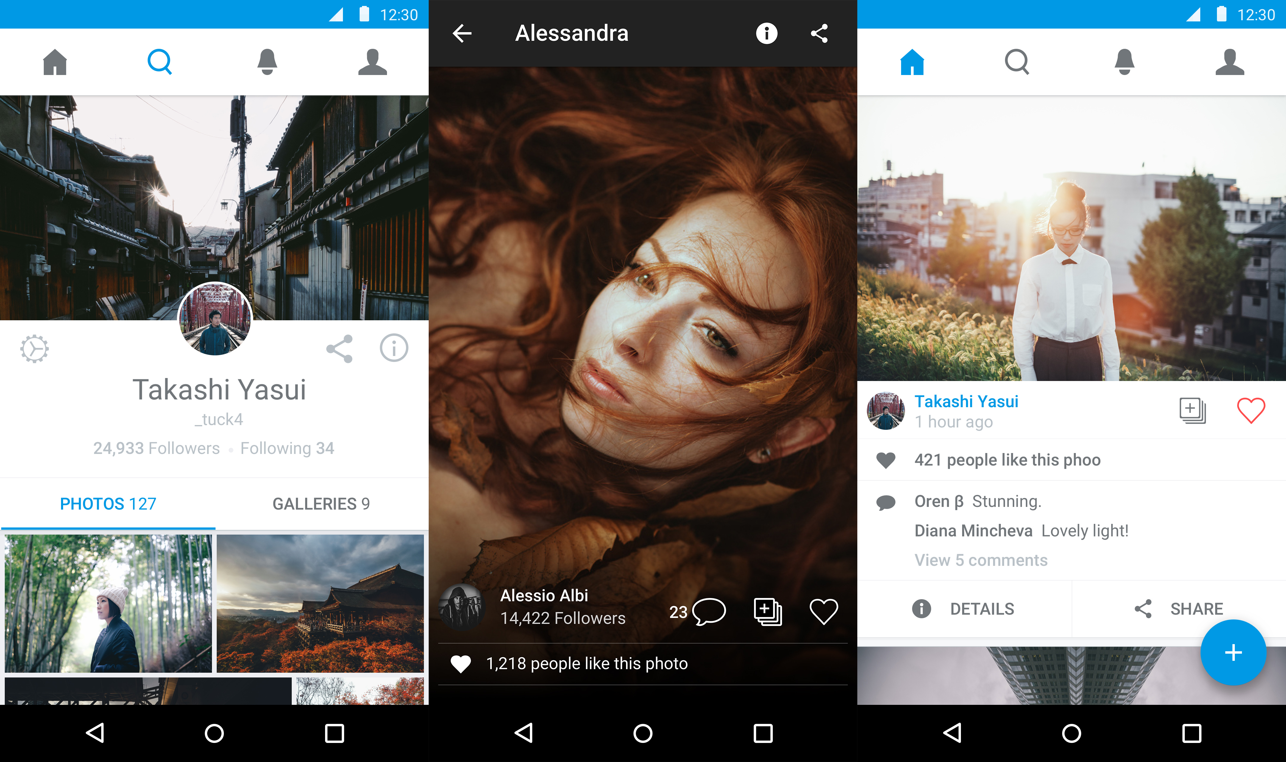 The New 500px Now On Your Favorite Android Device 500px