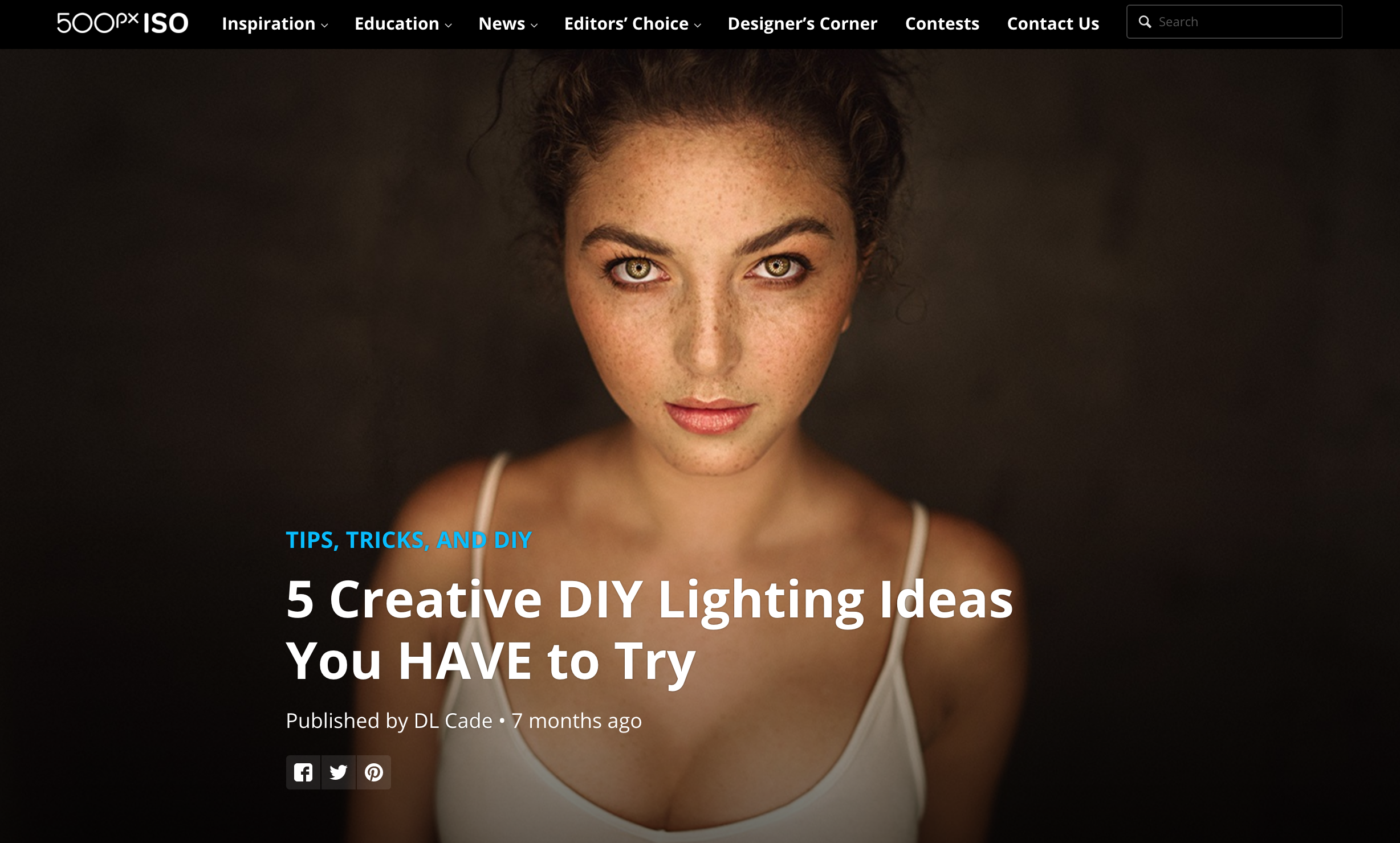 diy portrait lighting