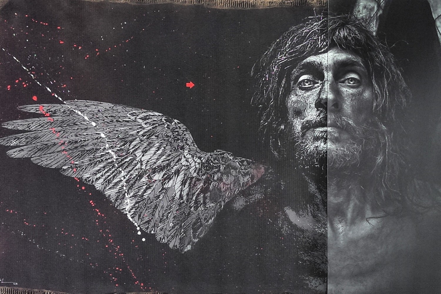 Lee Jeffries Collaborates with Famed Artist to Reveal Hidden Symbols in His Portraits