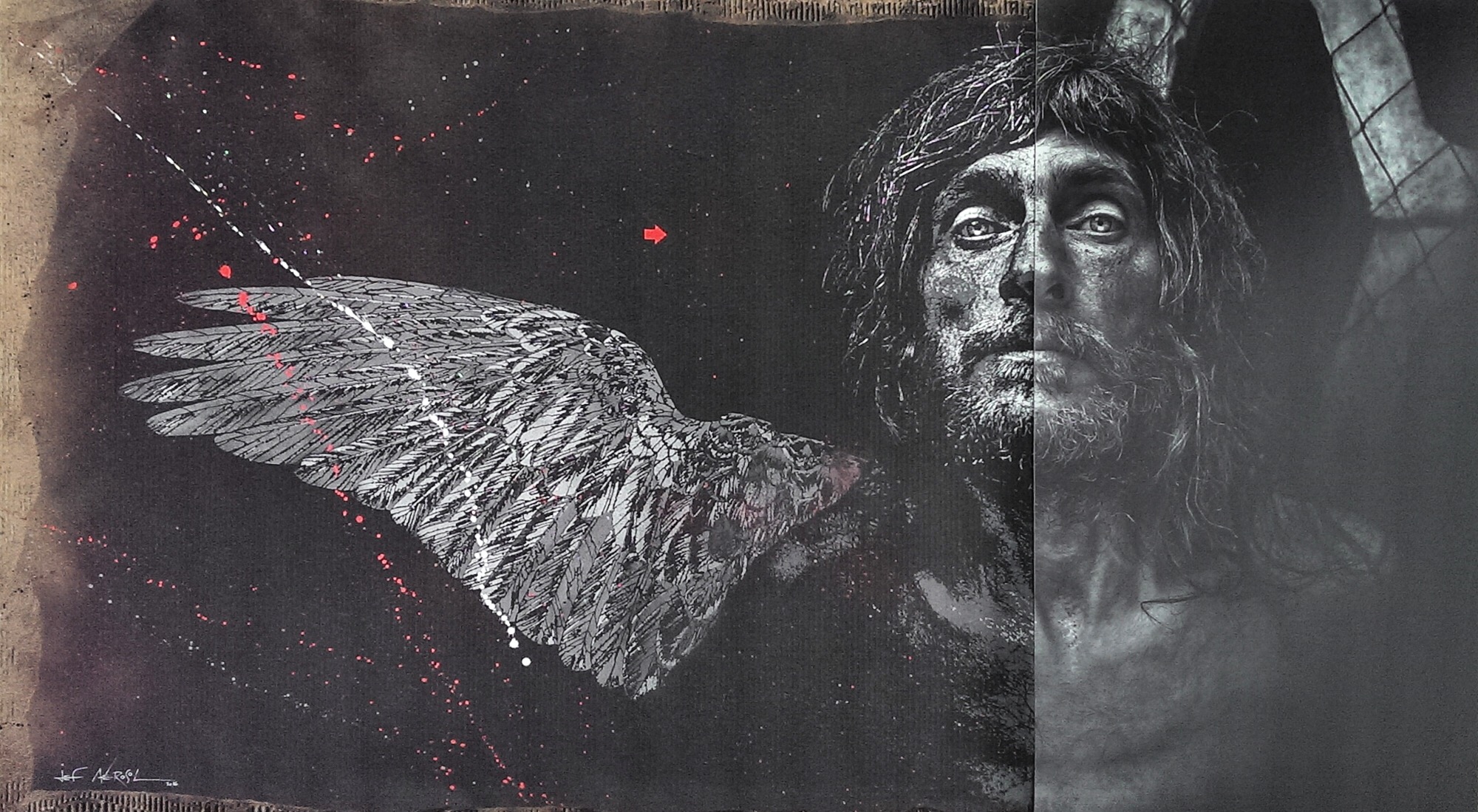 Lee Jeffries Collaborates with Famed Artist to Reveal Hidden Symbols in His Portraits