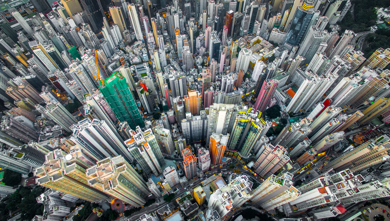 Drone Photos Show the Crazy Urban Density of Hong Kong