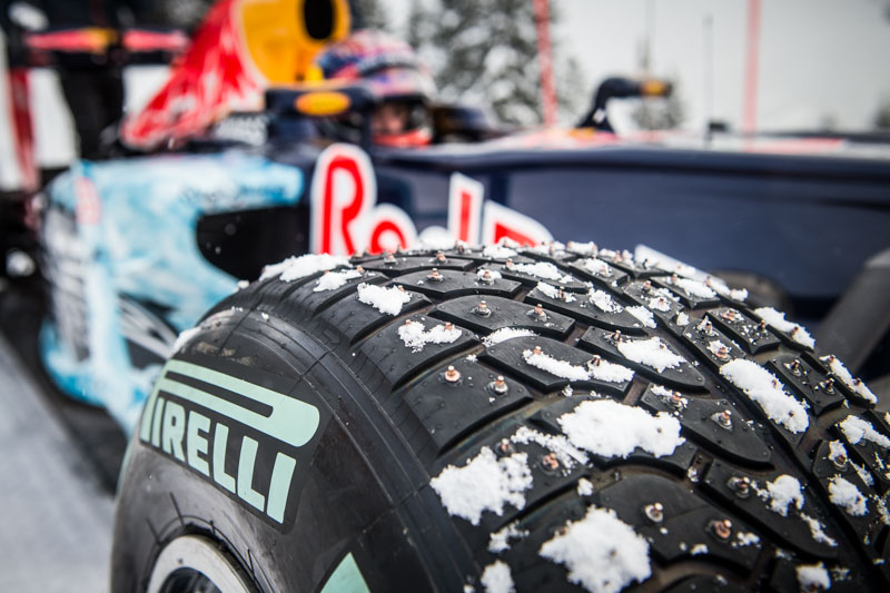 Max Verstappen prepares to race during the F1 Showrun at the Hahnenkamm in Kitzbuehel, Austria on Jannuary 12, 2016.