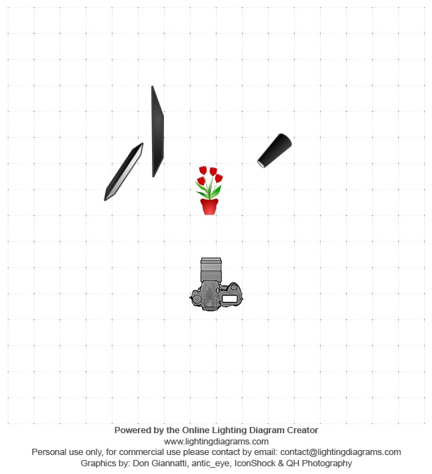 Banhmiphoto Lighting Diagram set-up