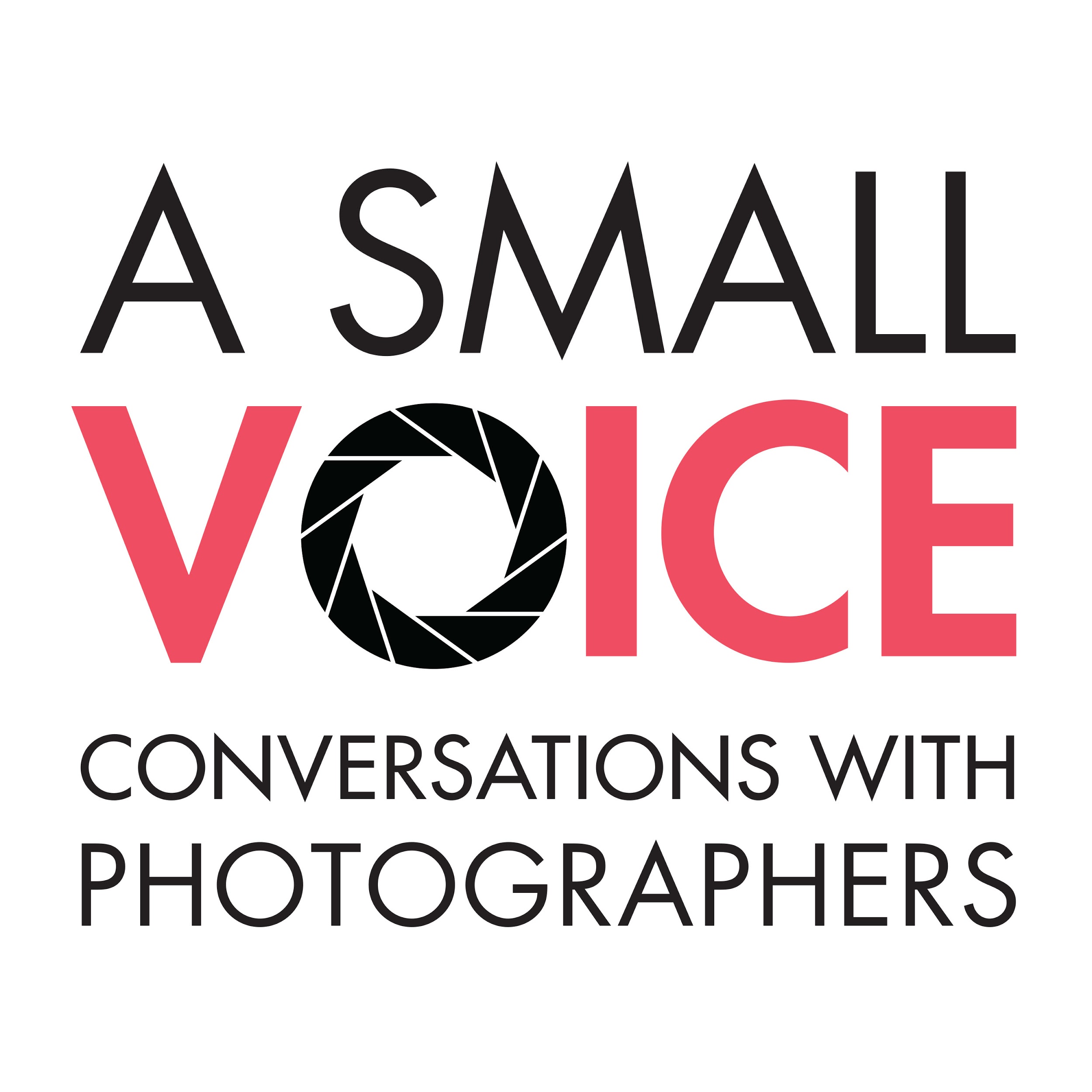 A small voice photography podcast logo