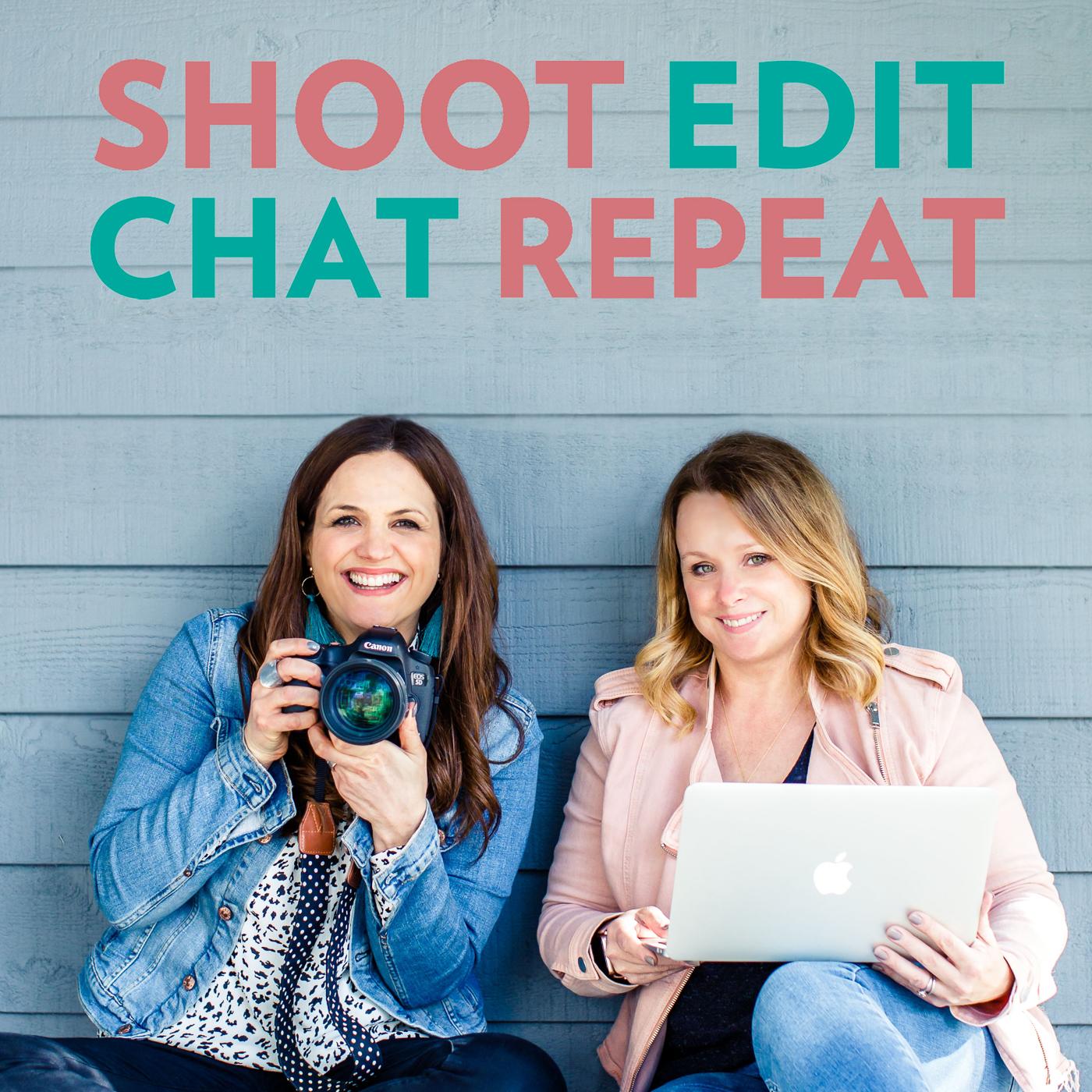 Shoot Edit Chat Repeat Photography Podcast Logo