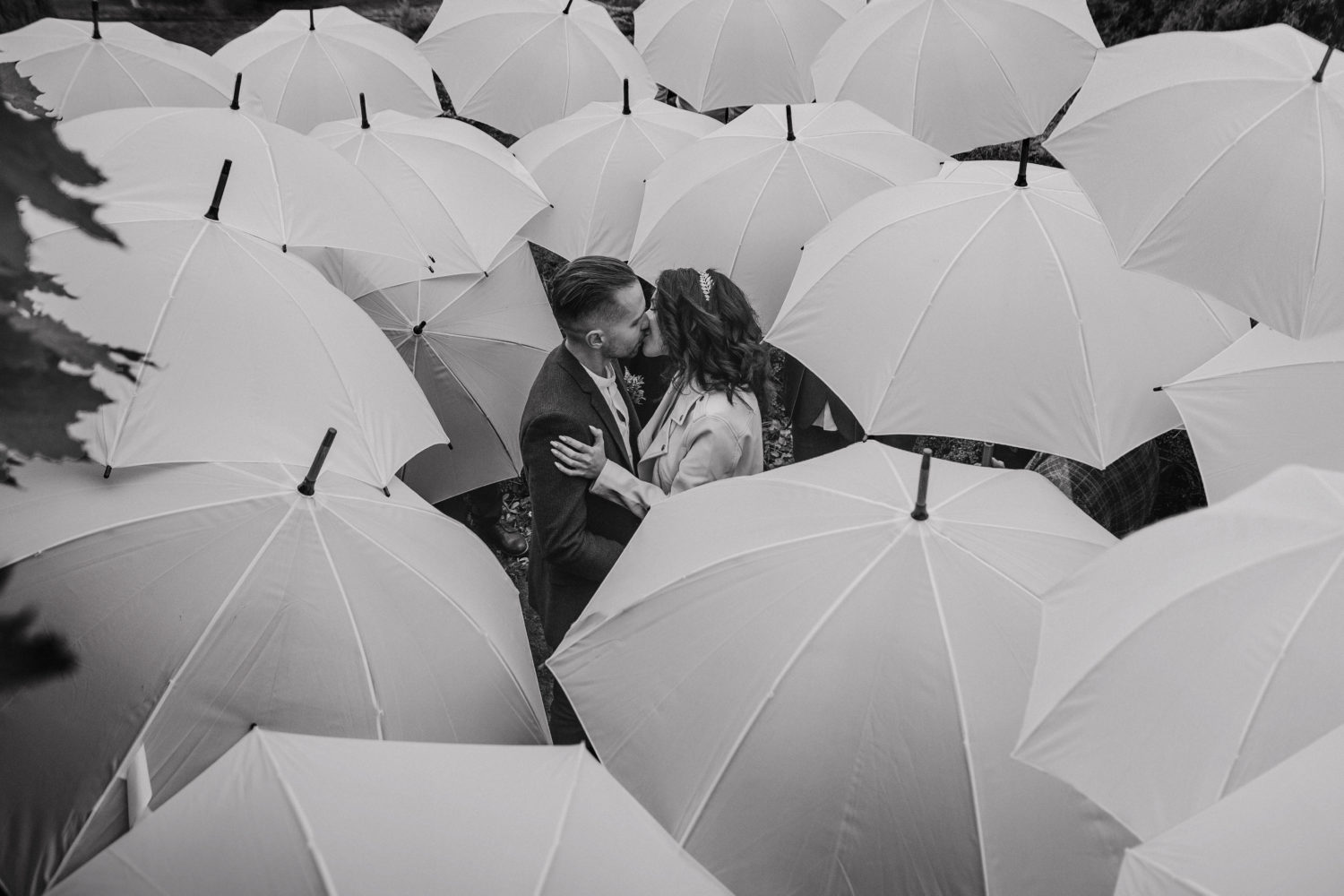 stock photo couple love rainy weather group people umbrellas 1031974771