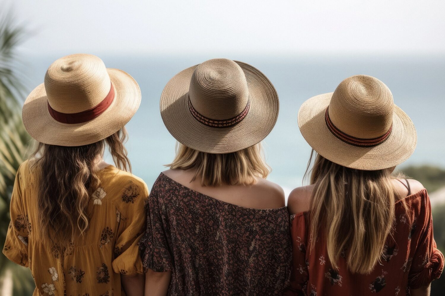 Travel concept. Summer trip. Rear view of group of young diverse adult friends enjoying summer vacat By Przemek Klos 2