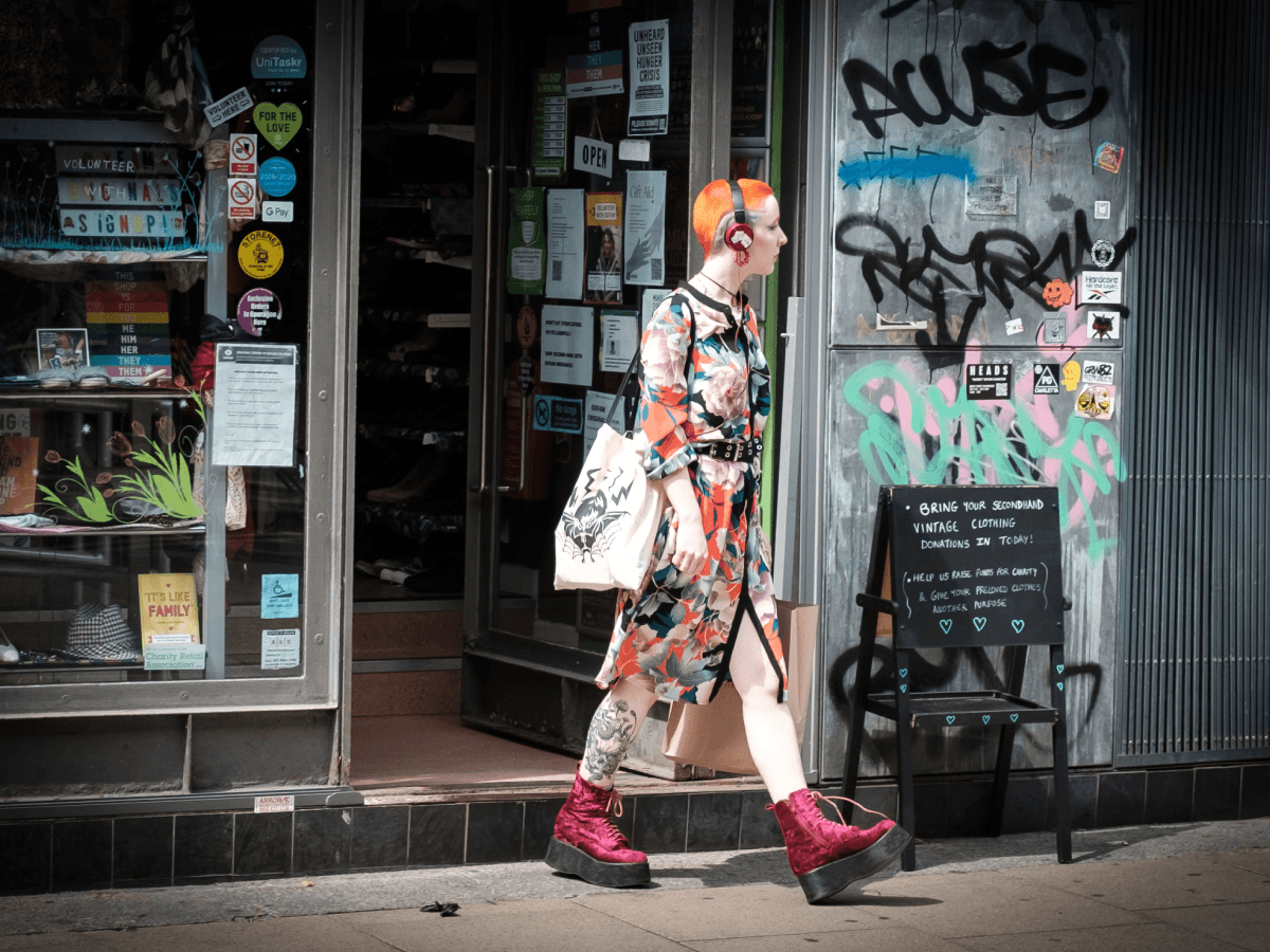 Candid Street Photography in the Springtime City