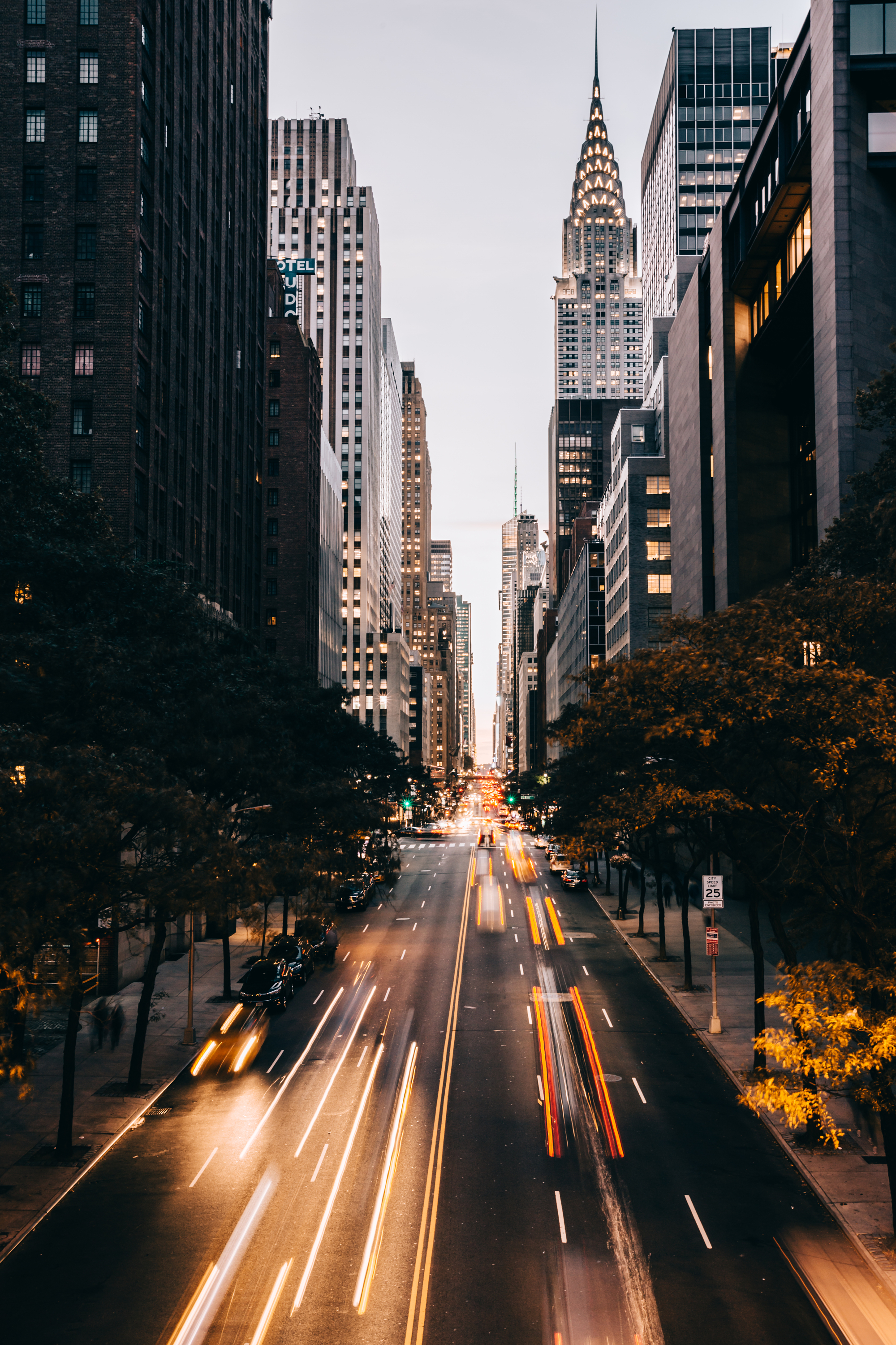 Long exposure photo of Manhattan.